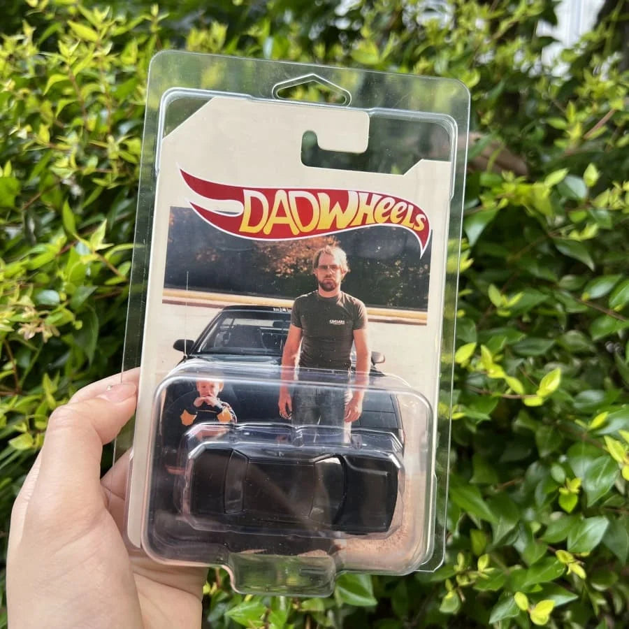 Personalized Dream Car Toy - The Perfect Gift for Husband or Dad - Hot Wheels Car With Photo & Text