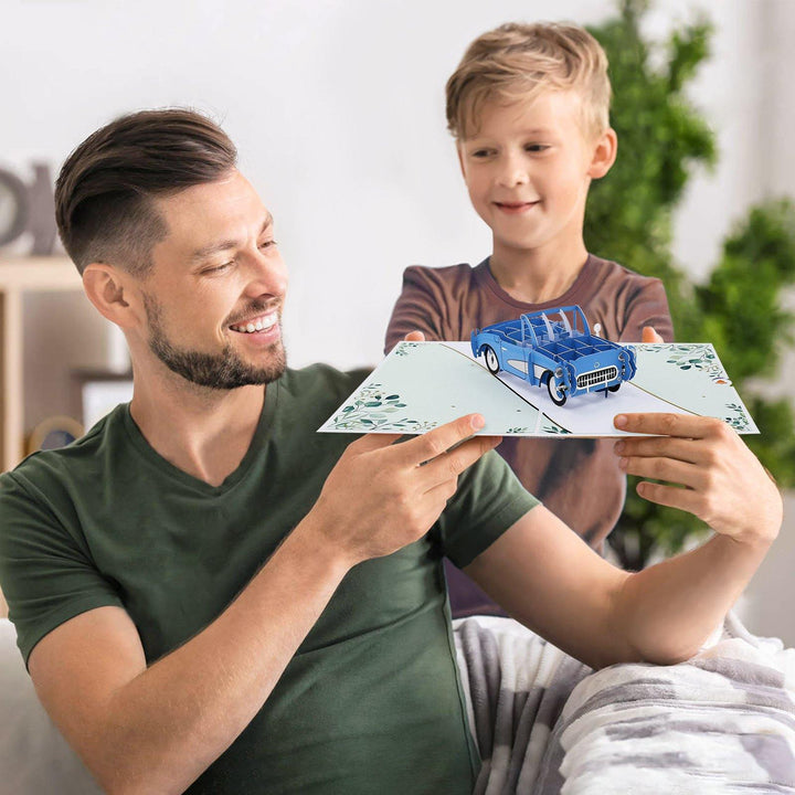 Classic Car Pop up Card for Father's Day