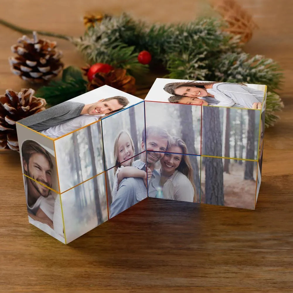 Infinity Photo Cube Folding Photo Cube Home Decoration Rubic's Cube