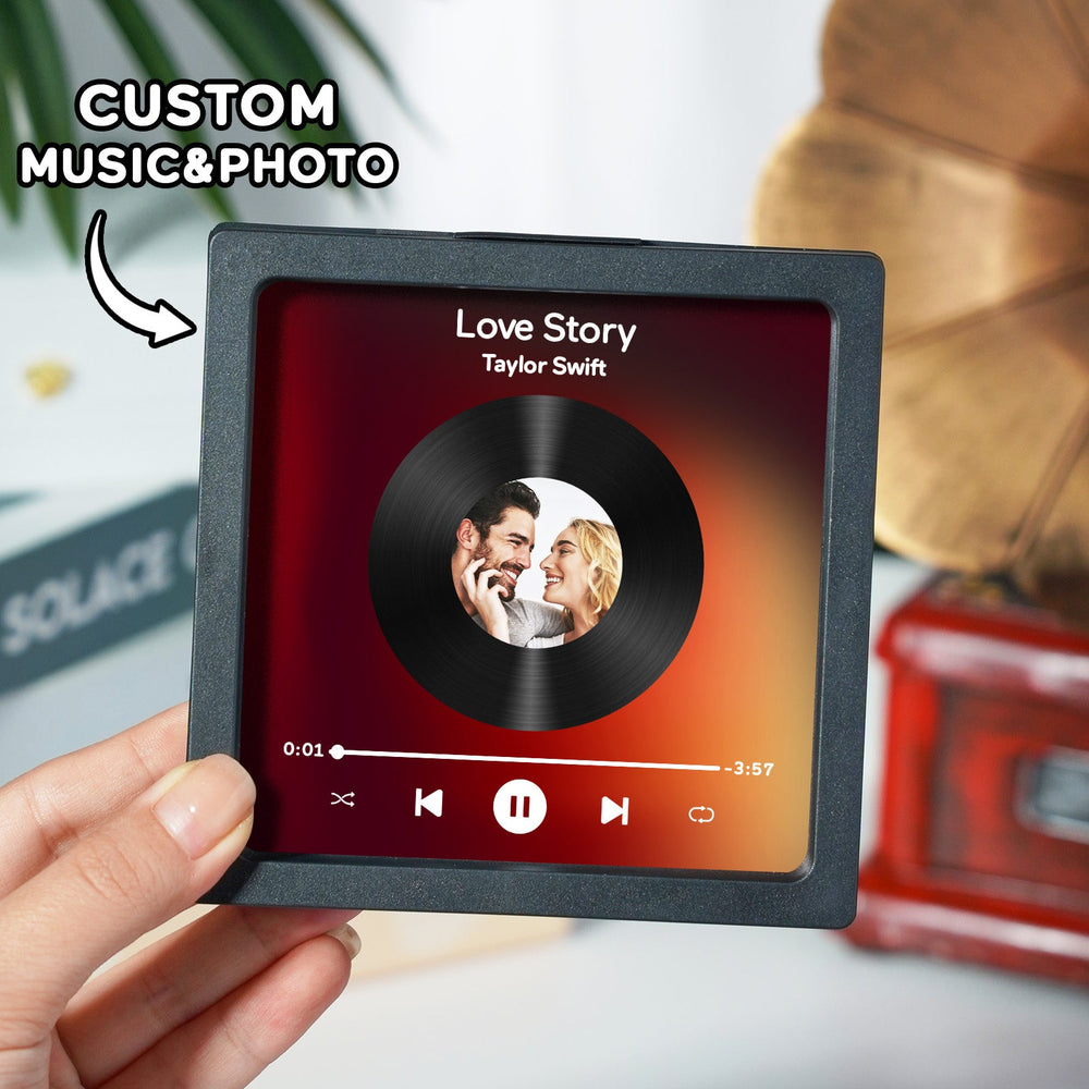 Personalized Music Fridge Magnet Can Play Songs and Adjust Volume Custom Album Fridge Magnet With Photo