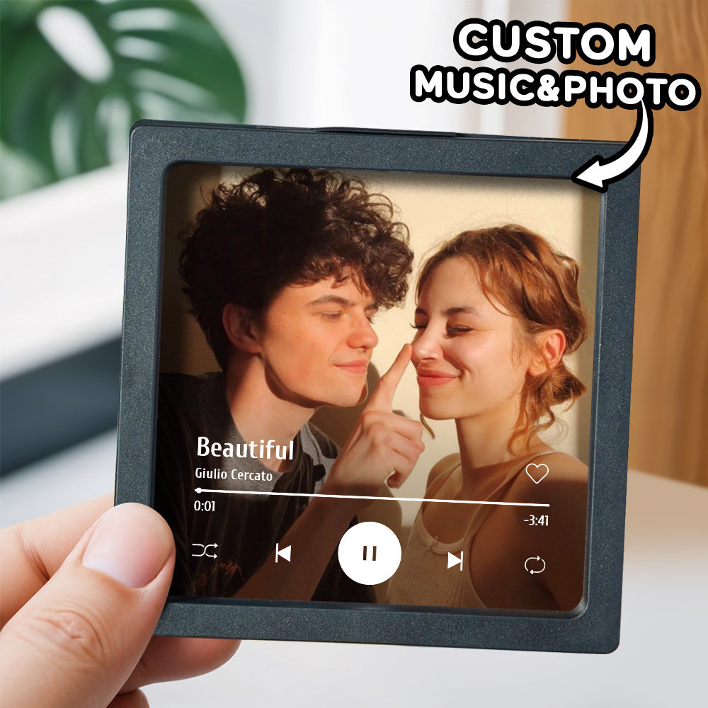 Personalized Photo Album Fridge Magnet Music Wall Photo Sticker Music Movement That Can Be Played Without Cell Phone