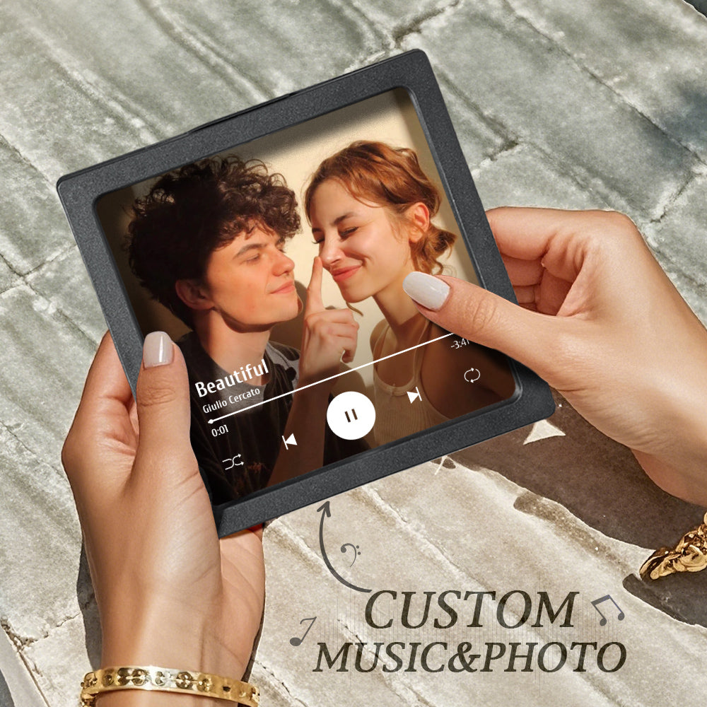 Personalized Photo Album Fridge Magnet Music Wall Photo Sticker Music Movement That Can Be Played Without Cell Phone