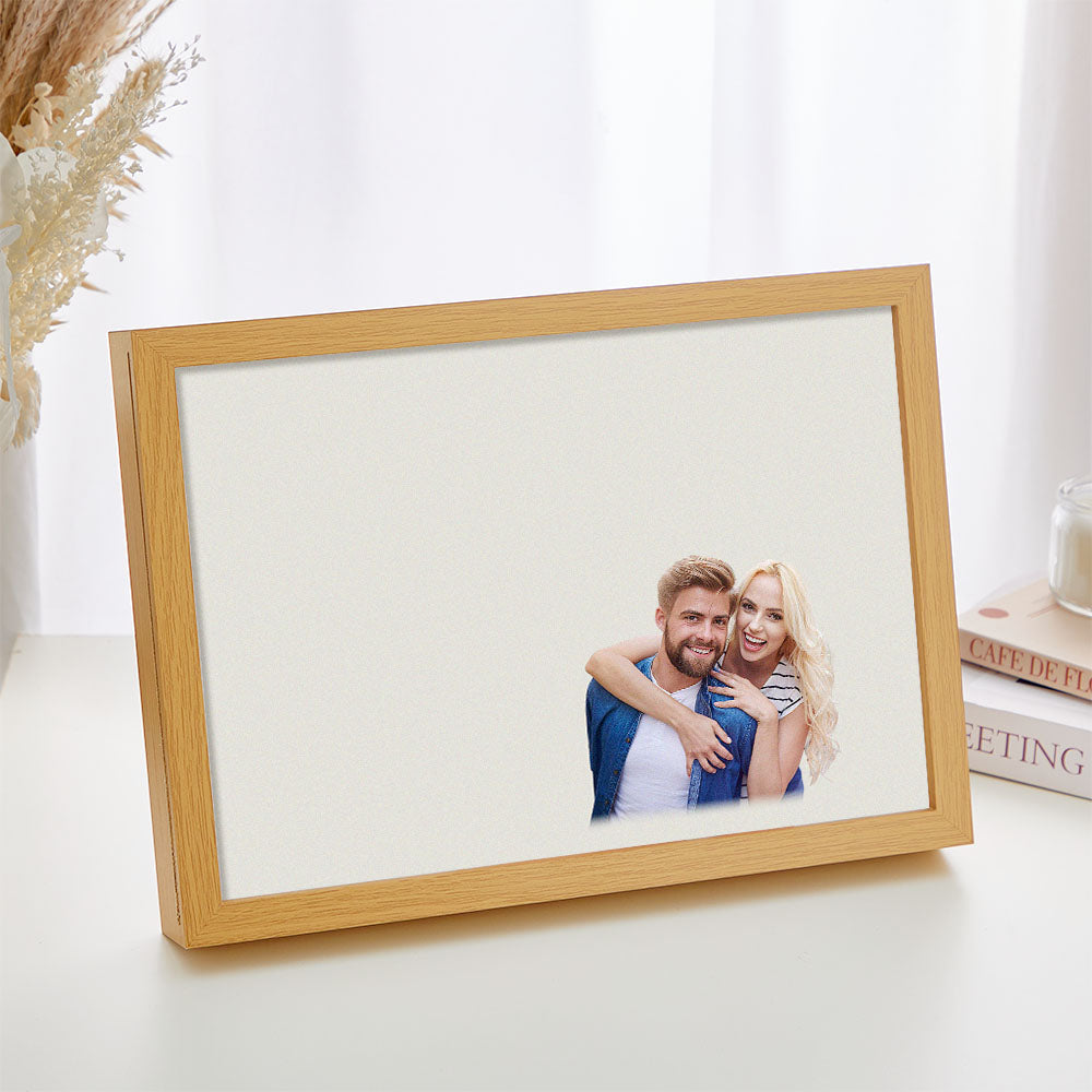 Customizable Art Framed Lamps for Couples Personalized Miracle Light Couple Portraits Best Anniversary Gift