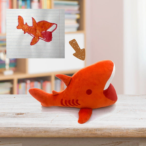 Turn Drawings into Plush Unique and Personalized Stuffed Animal 15in Gifts for Kids - photomoonlampau