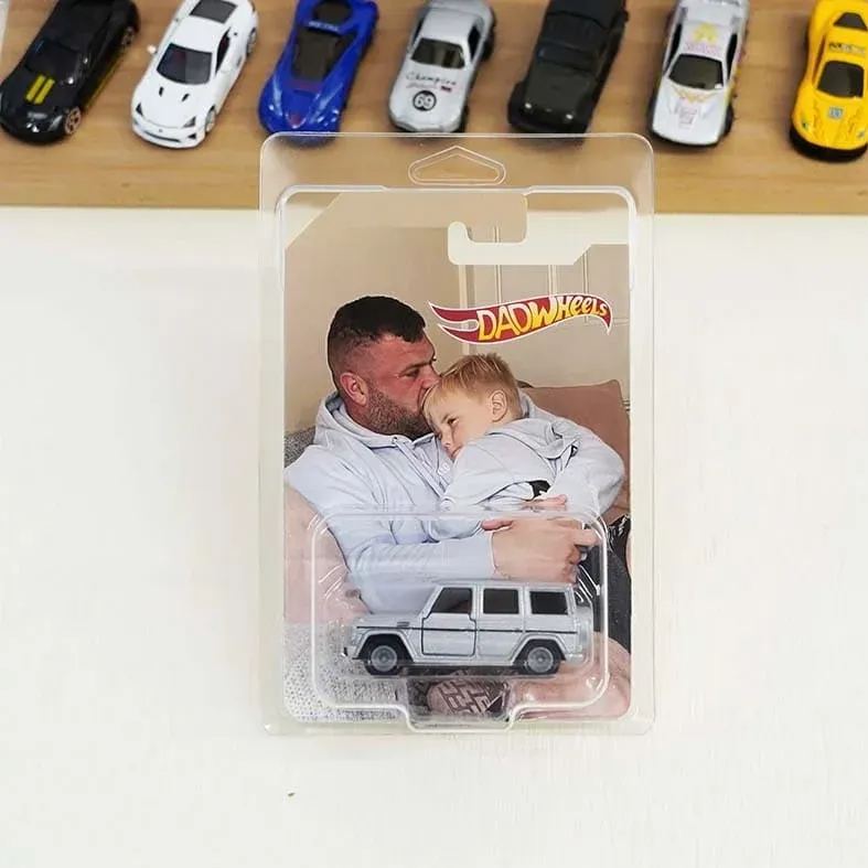 Personalized Dream Car Toy - The Perfect Wedding Anniversary Gift for Husband - dad/mom/love/grandpa wheels Car With Photo & Text