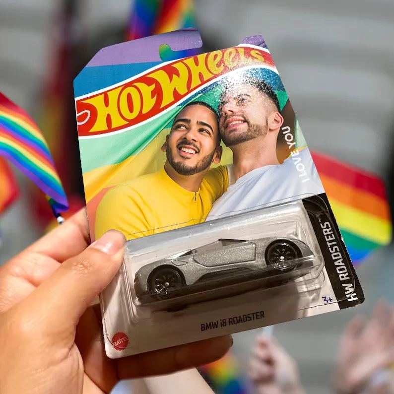 Perfect Gifts for Couple Relive the Joy of Racing Toy Car Together Personalized Toy LGBTQ+ Gifts