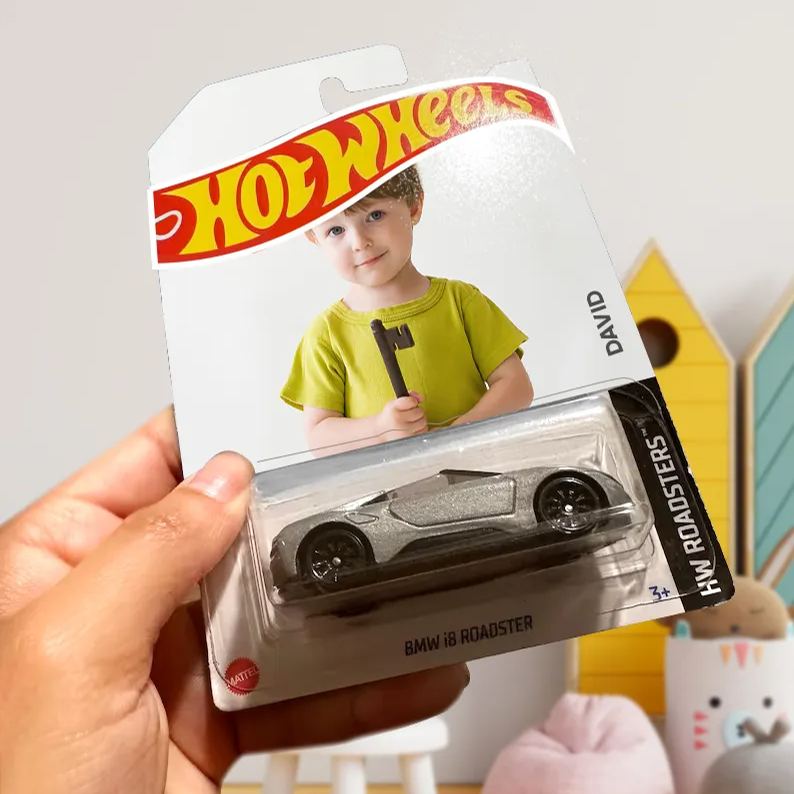 Custom Car Toy - dad/mom/love/grandpa wheels The Perfect Gift for Kids Car Model Toys With Photo