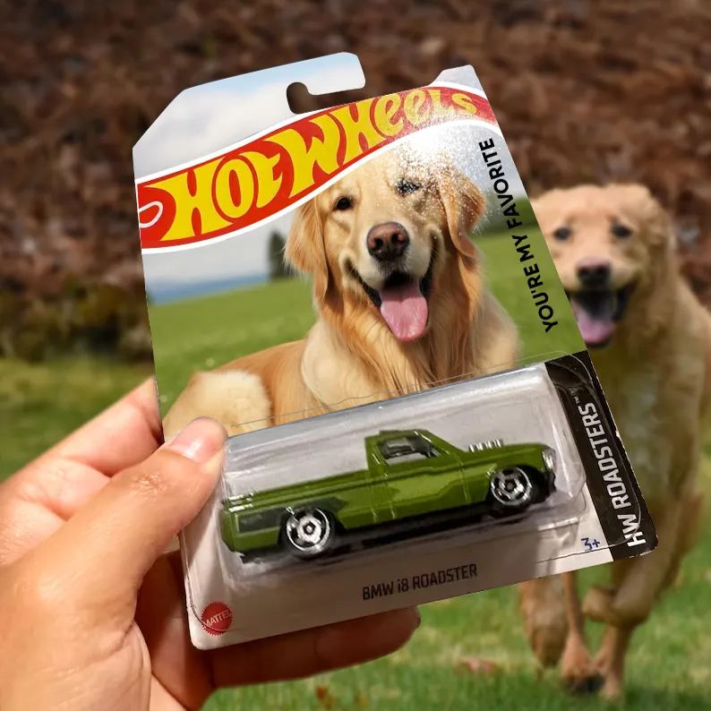 Zoom into Pet Playtime with Toy Car - Personalized Toy Dream Car - Perfect Gifts for Pet Lovers!