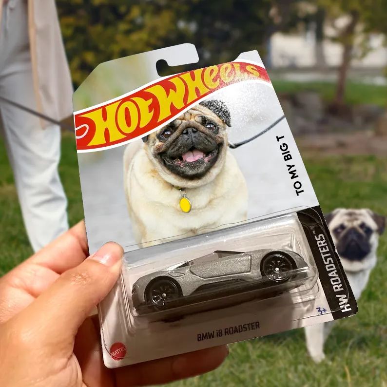 Zoom into Pet Playtime with Toy Car - Personalized Toy Dream Car - Perfect Gifts for Pet Lovers!