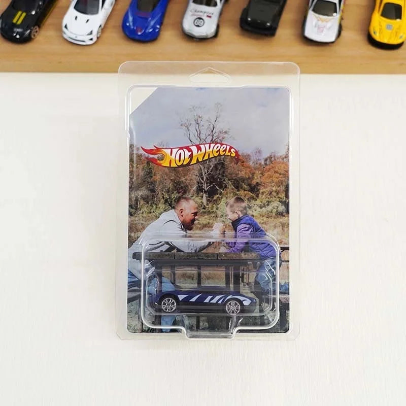 Personalized Dream Car Toy - The Perfect Gift for Husband or Dad - Hot Wheels Car With Photo & Text