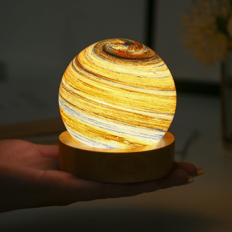 Planet Lamp Fantasy Rainbow Planet Table Lampshade Creative Romantic Sunset Couple Morning and Evening Night