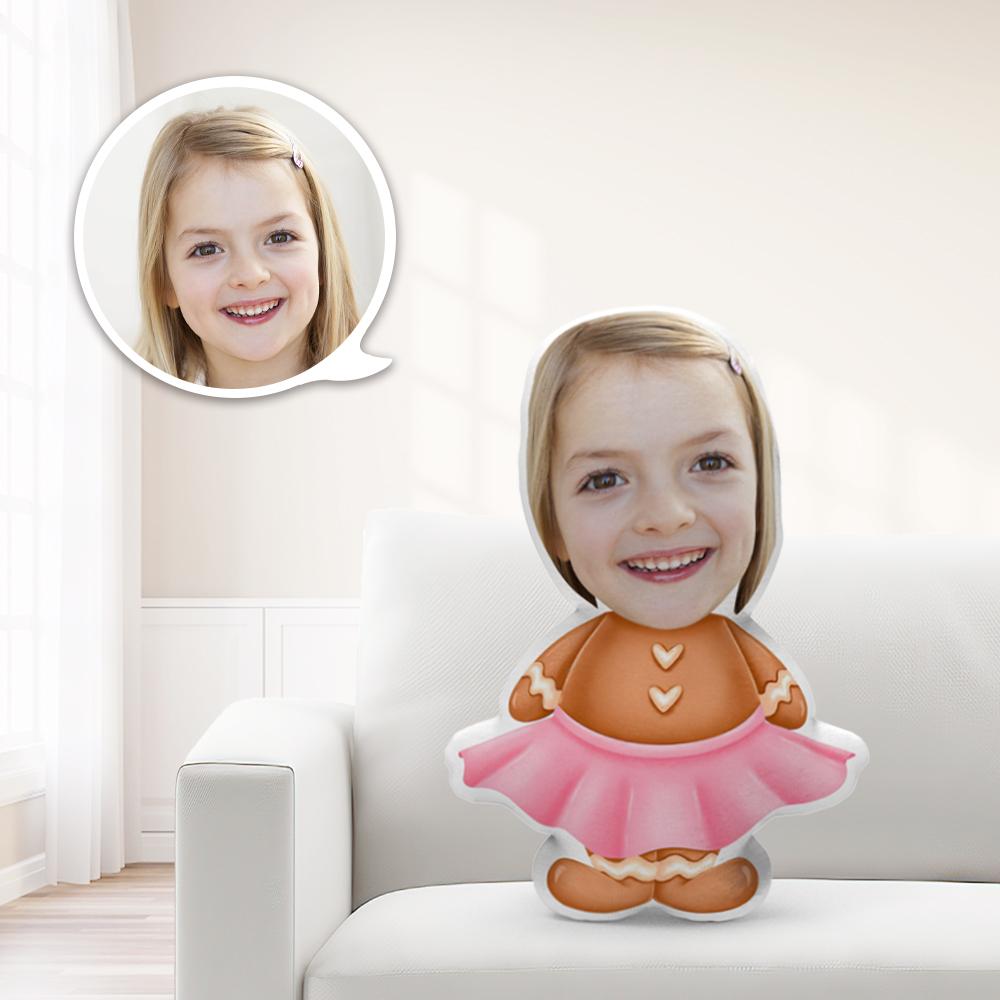 Personalised Minime Pillow Unique Personalised Minime Gingerbread Man In A Pink Dress Throw Doll Give Your Child The Most Meaningful Gift