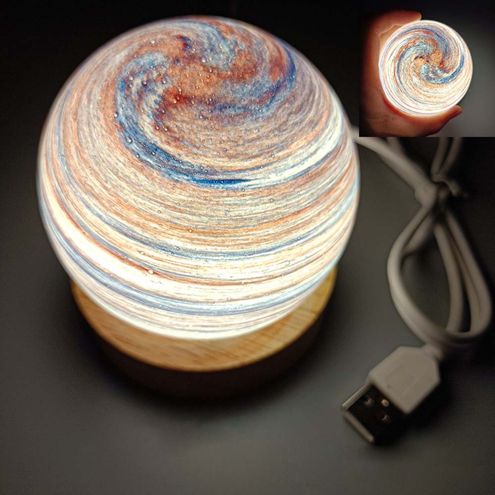 Planet Lamp Fantasy Rainbow Planet Table Lampshade Creative Romantic Sunset Couple Morning and Evening Night