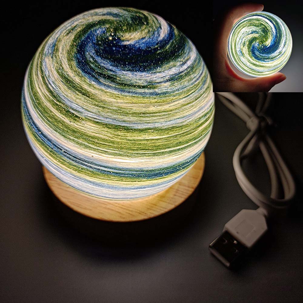 Planet Lamp Fantasy Rainbow Planet Table Lampshade Creative Romantic Sunset Couple Morning and Evening Night