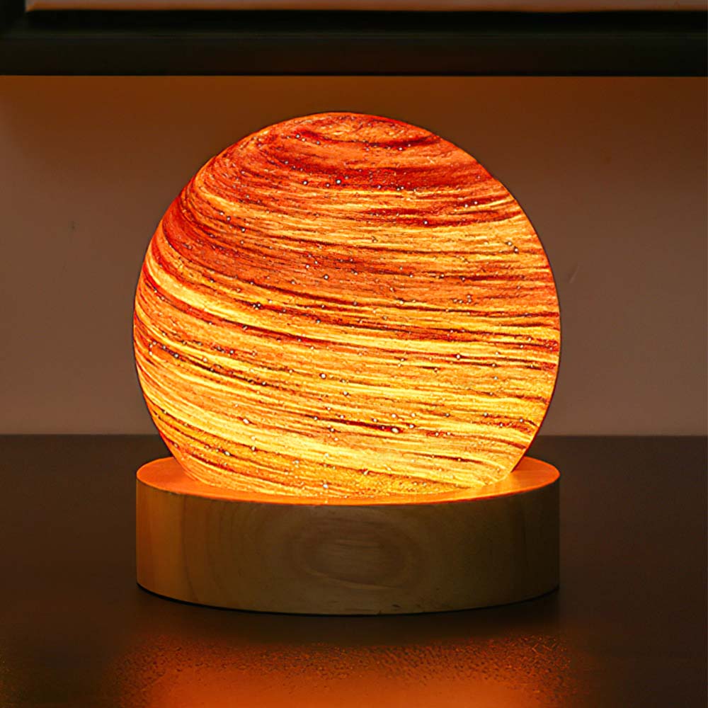 Planet Lamp Fantasy Rainbow Planet Table Lampshade Creative Romantic Sunset Couple Morning and Evening Night