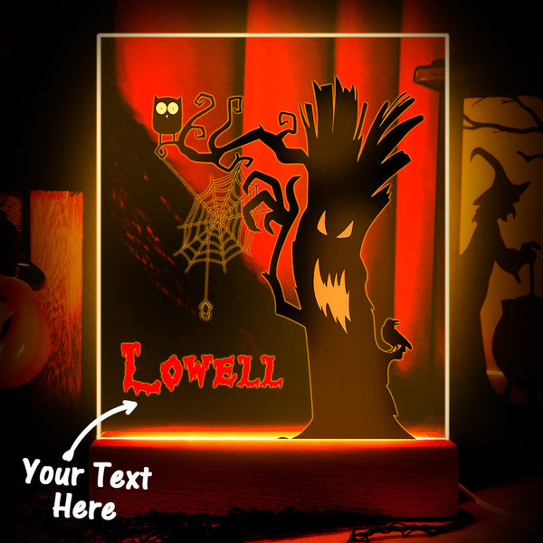 You could add your son name on the custom night light 